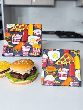 Snack Time Coaster Set